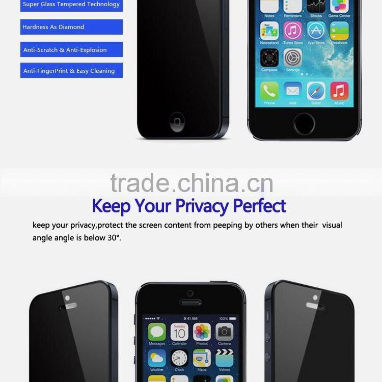 Premium Anti Spy Mobile Phone Use Privacy Glass Sticker for iPhone SE