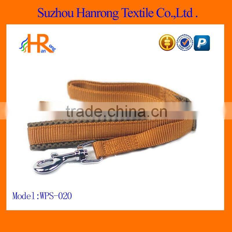 Brown soft paddle pet leash