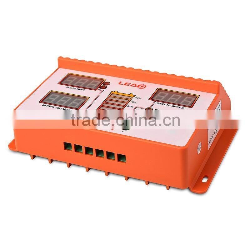 LED display 12v 30A solar charge controller for solar power systems