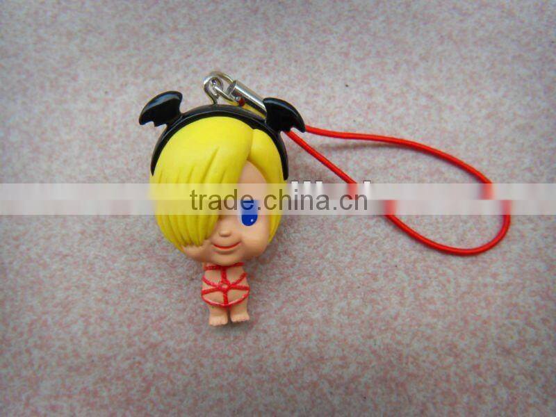 plastic PVC mobile phone charms