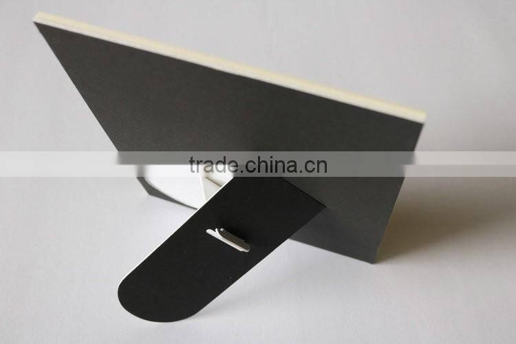 Promotional gift insert phtos 4x6" paper frame white magic photo frame