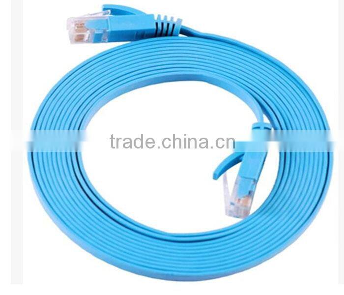Flat UTP 24AWG Snagless CAT6 patch cable