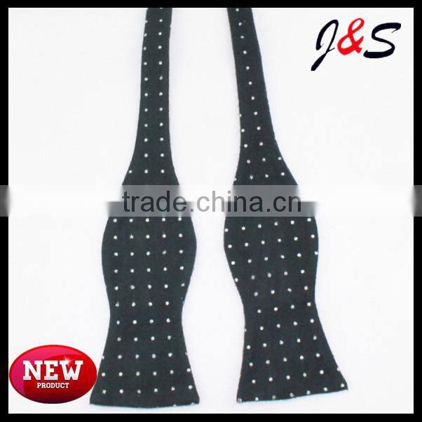 Fashion cotton printing self bow tie