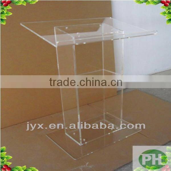 New style clear plexiglass church podium, acrylic church pulpit