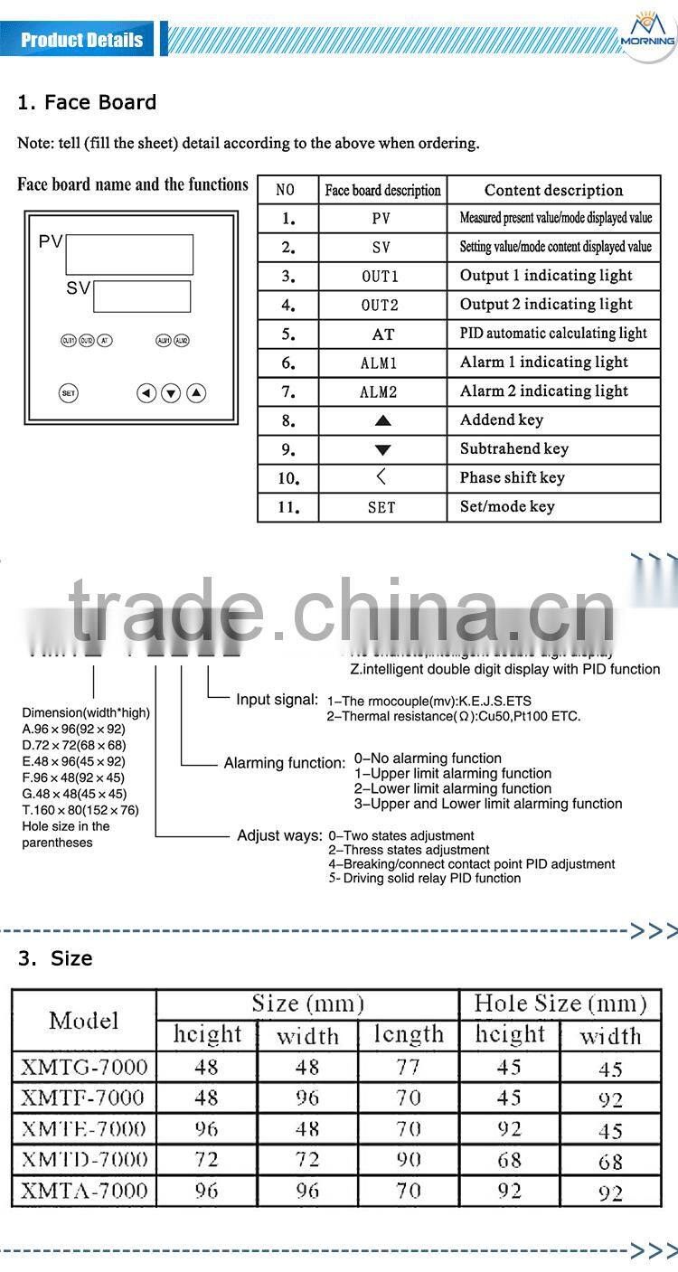 XMT LED Display Industrial Temperature Controller
