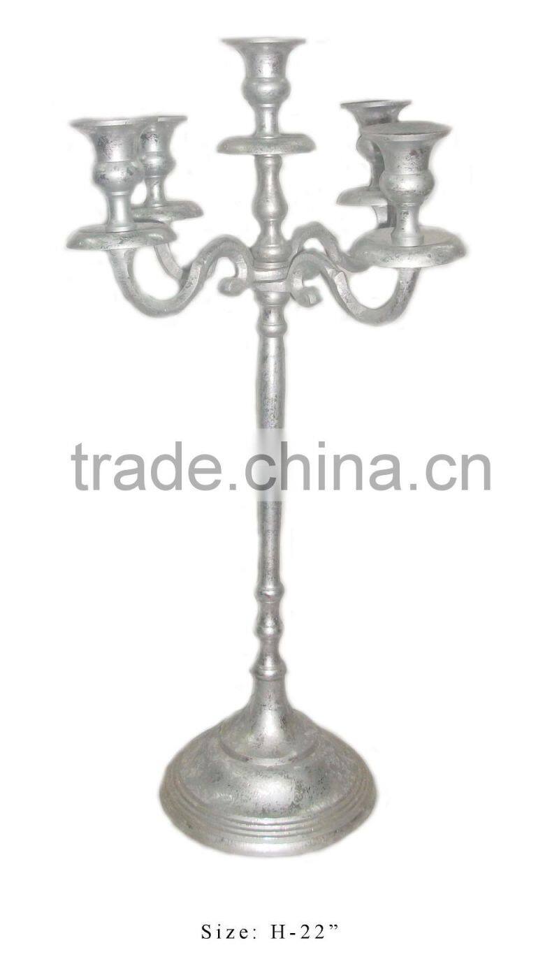 cheap price silver antique candelabra
