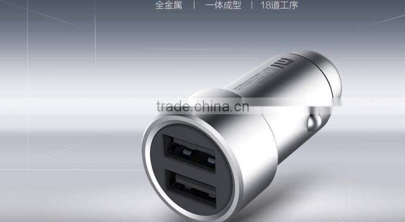 China supplier wholesale original xiaomi dual usb car charger