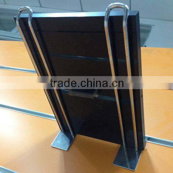 Slatwall Accessories Double wire u-shaped hooks,slatwall display hooks