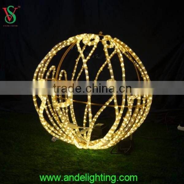 Wedding decoration ball light with led rope light