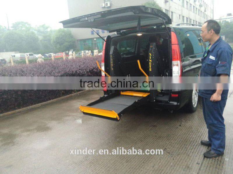 high quality 12V/24V WL-D-880U electric and hydraulic wheelchair lift for van and minivan