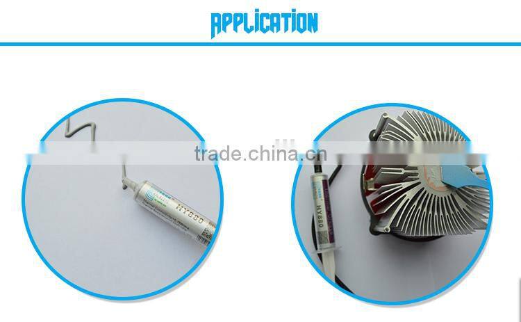 HY880 best high temperature/pressure nano thermal conductive tube industrial silicone paste with MSDS for cpu cooler