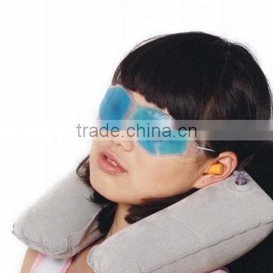 Promotional inflatable bolster car and bath neck pillow