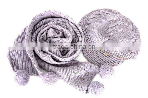 fashion wool hats,scarves & gloves sets