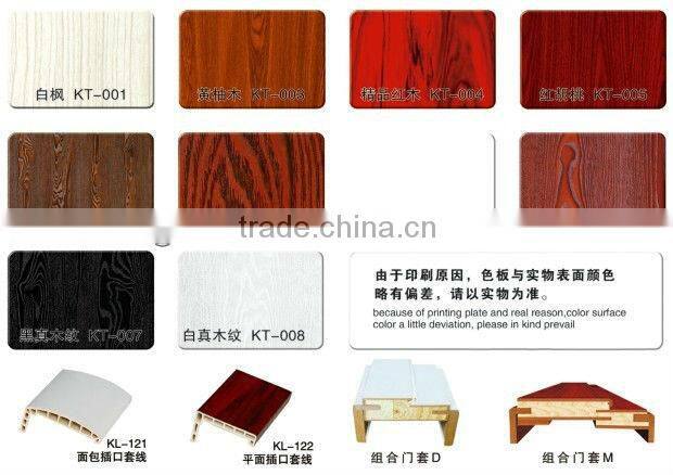 Modern scratch-proof melamine wooden flush door