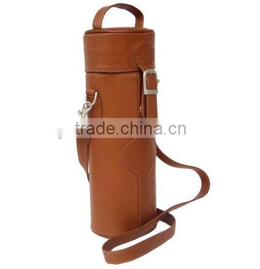 Wholesale Leather Single Deluxe Wine Carrier