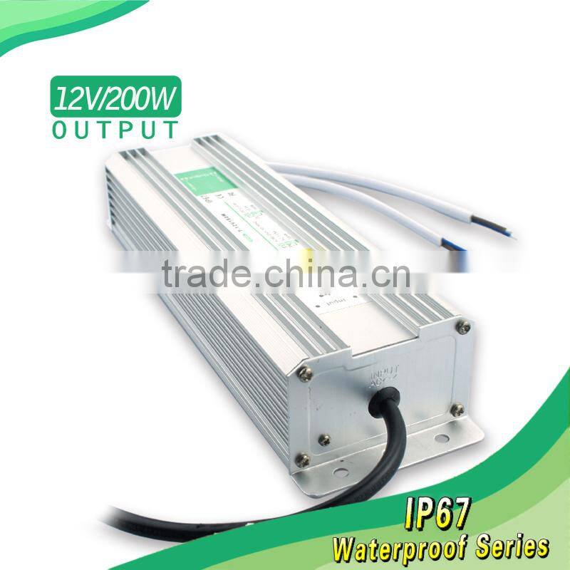 LED Driver IP67 Waterproof 10W-200W waterproof AC DC Converter