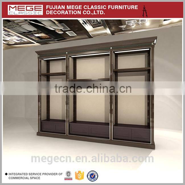 clothes retail store wall unit for man brand clothes display