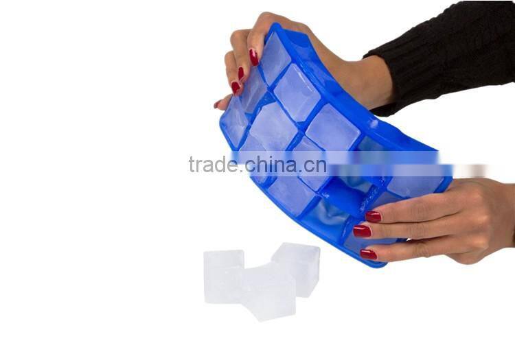 small ice cube tray makes 15 ice cubes,custom logo printing silicone ice cube tray,15 holes small ice cube tray