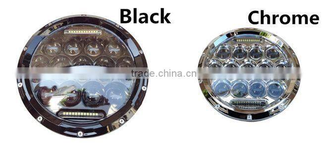 Sealed beam waterproof 7 inch 75w replacement headlight jeep compass