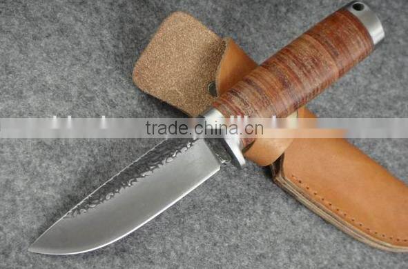 sharp blade engraved hunting knife camping knife