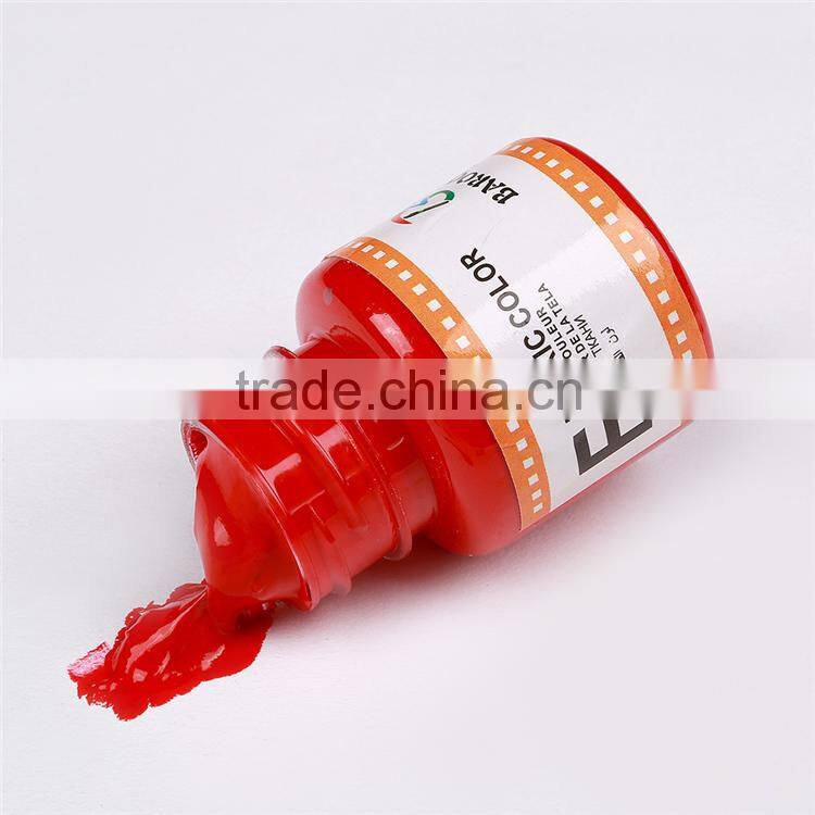 High grade eco-friendly ceramic paints, DIY ceramic hand-painted paints 6 colors