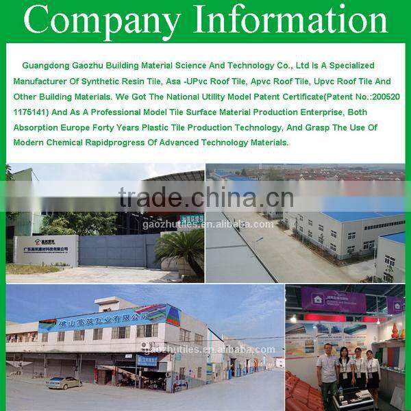 Skylight for factory building tile 1.5mm thick transparent roof covering