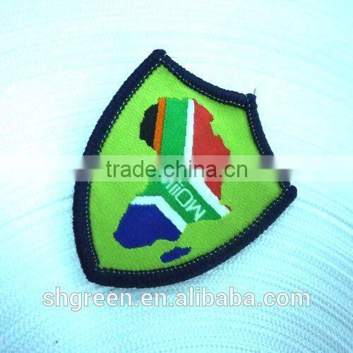 good making woven badge,woven patch for college student apparel