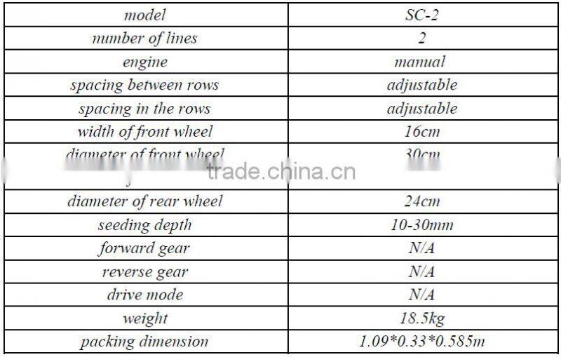 small seed beans hand planter one two three four row