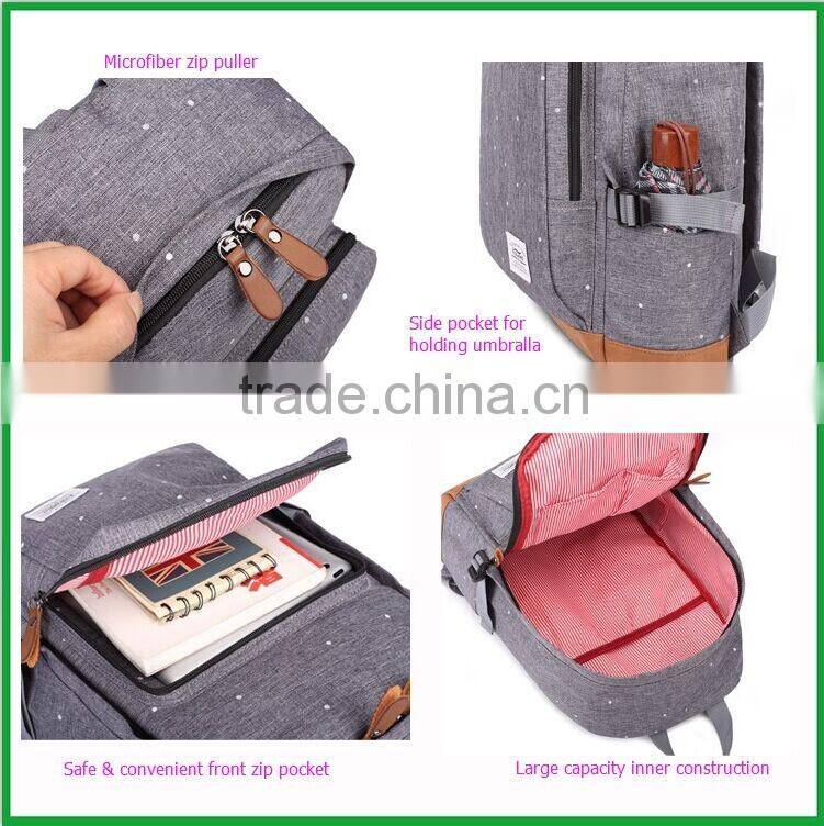 2016 High Quality Waterpoof Cheap Oxford Backpack School Bag With Laptop Compartment