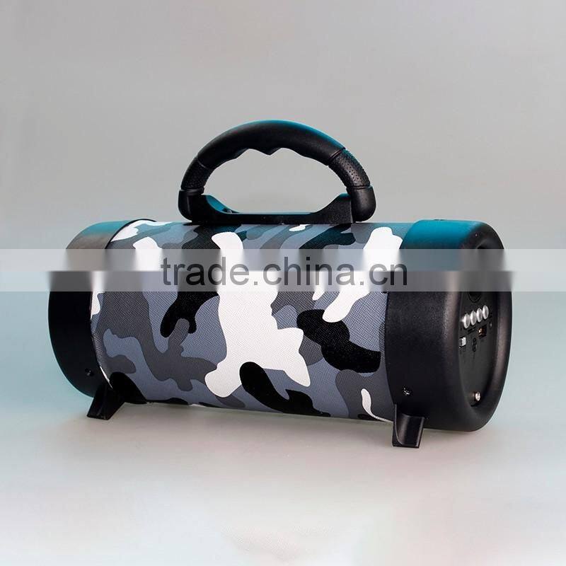 Factory price 8W remote control manual super bass bluetooth portable speaker