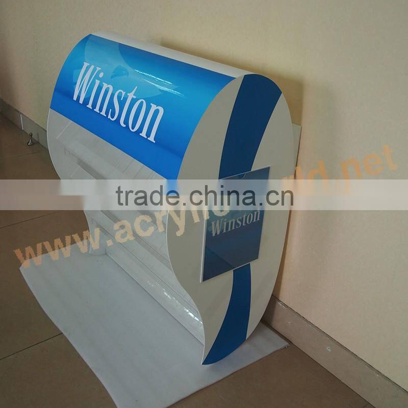 Customized Counter Acrylic Cigarette Display Case