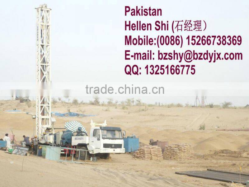 400m cheap truck mounted rotary water well drilling rig BZC400ZY
