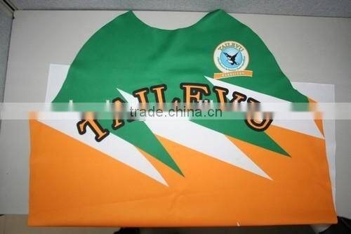 Green Color Sublimation Latest Rugby Jersey Uniform Shirts Design