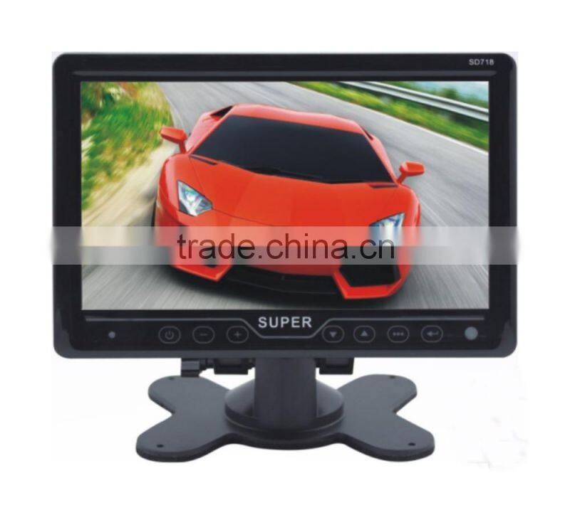 7 inch led tv monitor super tft lcd color tv monitor in Europe