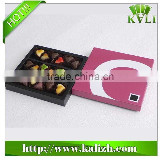Hot sell fancy chocolate box luxury