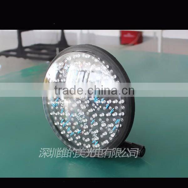 China supplier Dia 8 inch yellow flashing led traffic light with full ball