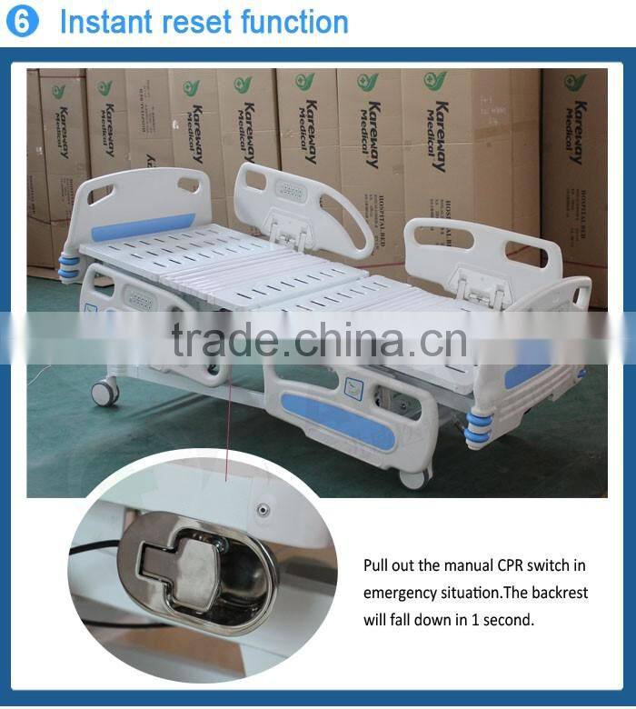 ce iso approved ultra-low disabled icu electric 5 function tilting hospital bed