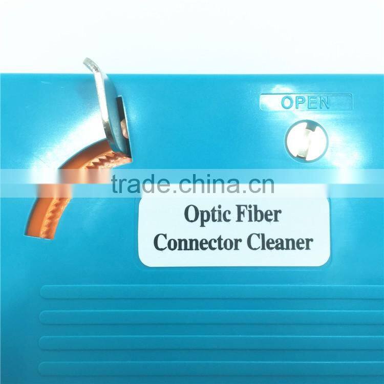Optical fiber connector cleaner