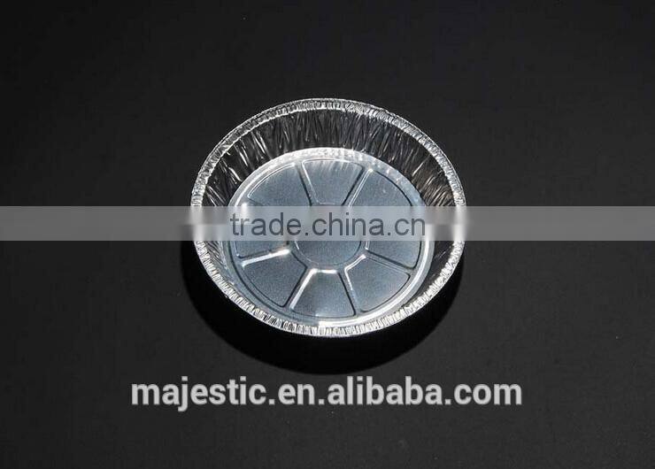 2015 New Mold Food Packing Different Size Aluminum Foil Round Shape Pisa Tray