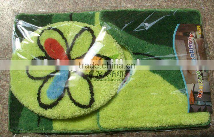 high quality eco-friendly bath mat set 3pcs