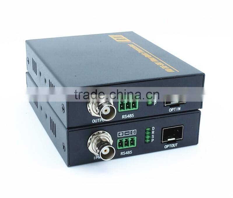 hd/ sd/ 3g sdi to fiber optical converter 1080p with RS485 10km