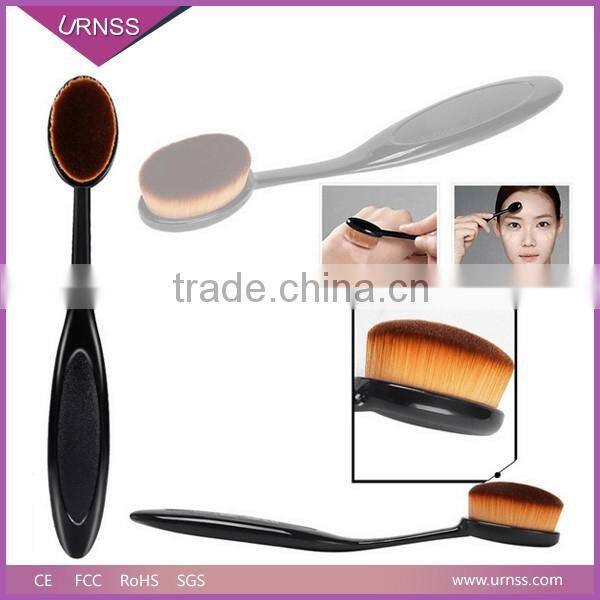 Hot sale Professional 10pcs Oval Toothbrush Makeup Brushes Set