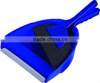 Dustpan and Soft EVA Brush Set Plastic Dustpan Brush Set HD5003