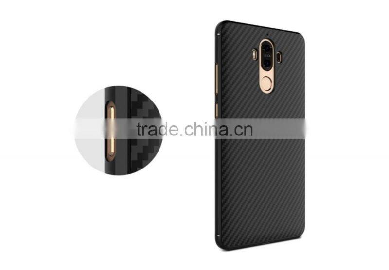 ORIGINAL NILLKIN Synthetic Fiber BACK Case For HUAWEI MATE9 IRON CASE FOR MAGNETIC CAR HOLDER CASE MILITARY CARBON FIBER CASE