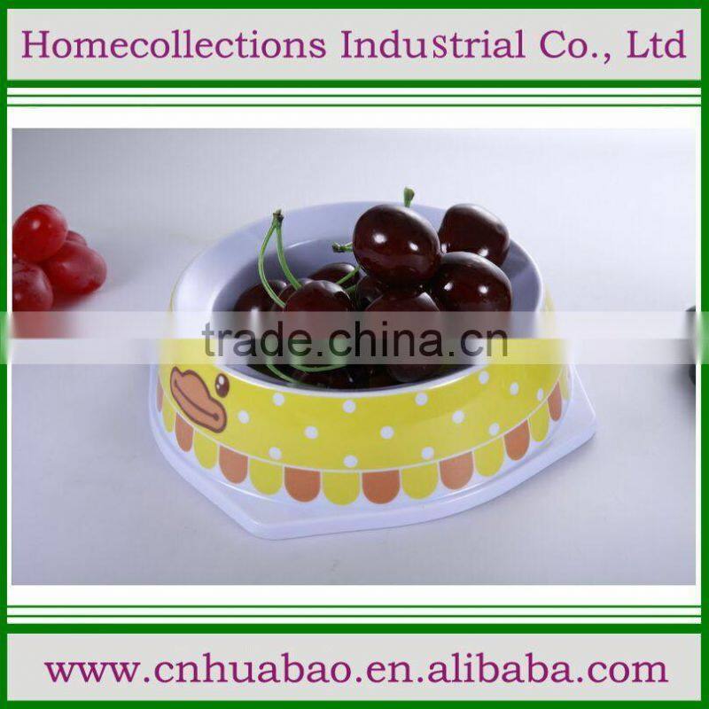 Hot sale 100% melamine pet bowl for puppy, kitty ,birds and other small animals, novelty pet bowls