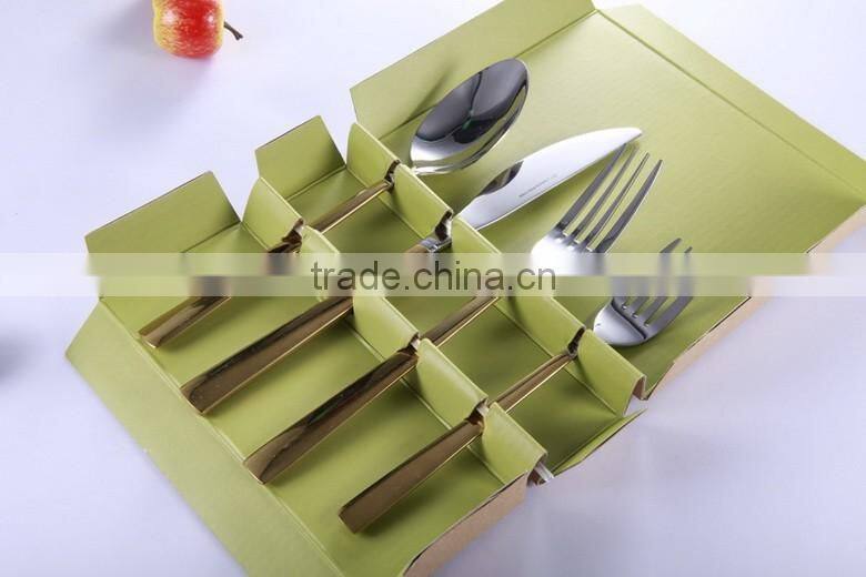 2016 new product stainless steel cutlery set