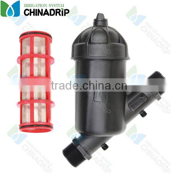 Irrigation System medium plastic T Screen Filter