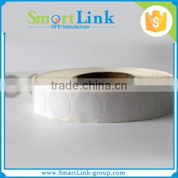 low price ISO15693 Customized RFID CD/DVD Adhesive Label for library,rfid nfc disc paper label sticker