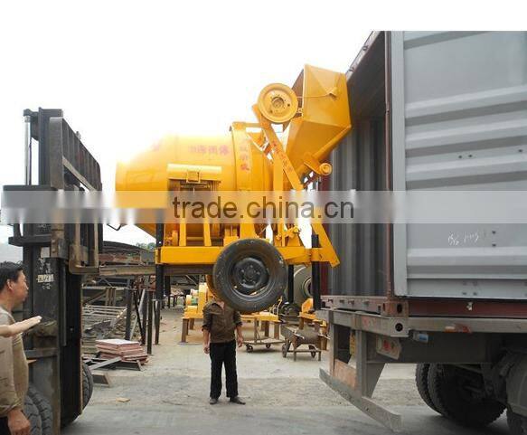 Popular sales advanced concrete mixer with lift and hopper in high quality and good price
