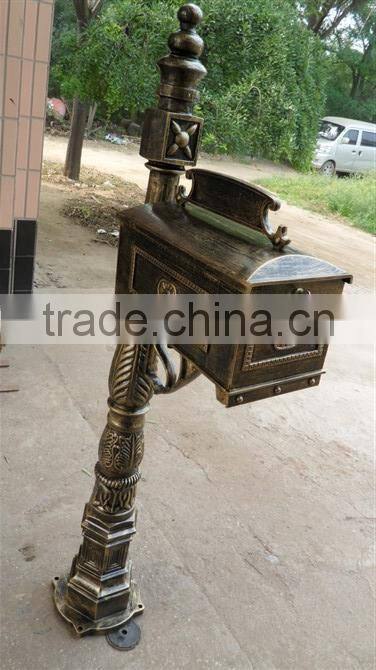 antique brass casting aluminum mailboxes